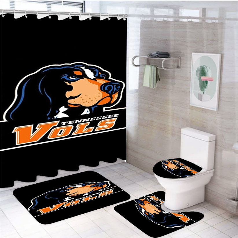 University Of Tennessee Ut Vols 2 4Pcs Bathroom Set Shower Curtain