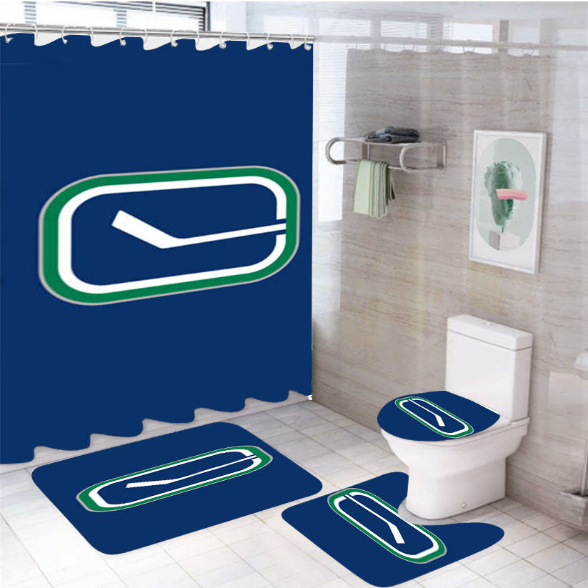 Vancouver Art 4Pcs Bathroom Set Shower Curtain