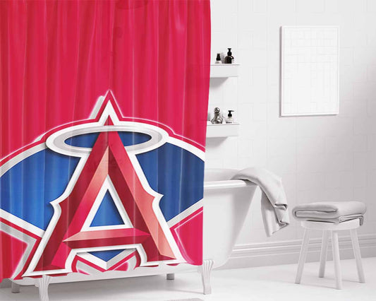 Angeles Bathroom Shower Curtain Fabric Waterproof | 66 X 72 Inch