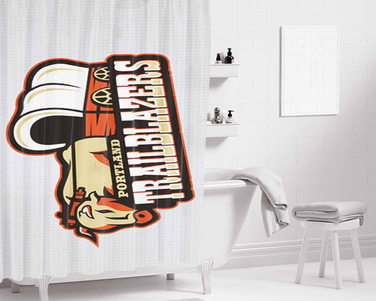 Blazers Primary Bathroom Shower Curtain Fabric Waterproof | 66 X 72 Inch