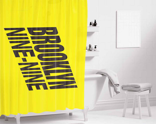 Brooklyn Nine Nine Bathroom Shower Curtain Fabric Waterproof | 66 X 72 Inch