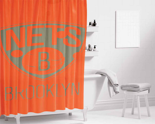 Brooklynnets Bathroom Shower Curtain Fabric Waterproof | 66 X 72 Inch