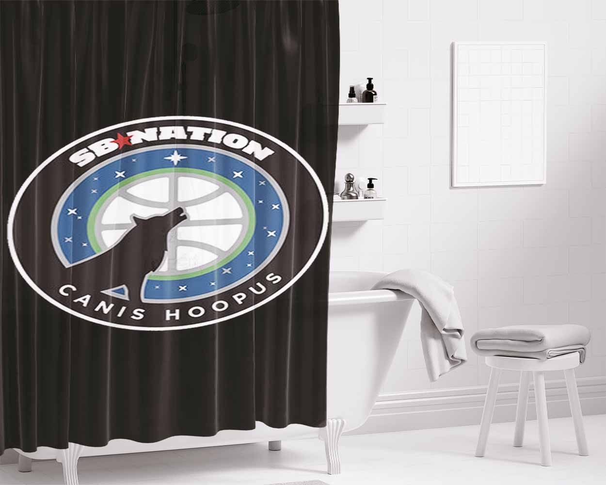 Canishoopus Bathroom Shower Curtain Fabric Waterproof | 66 X 72 Inch