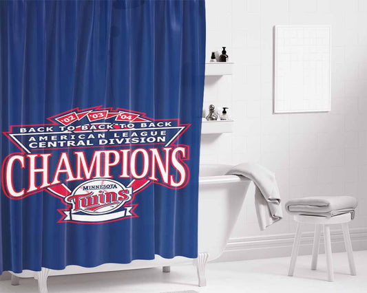 Champion Twins Bathroom Shower Curtain Fabric Waterproof | 66 X 72 Inch