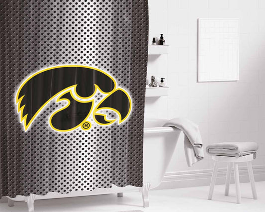 Iowa Hawkeyes New Bathroom Shower Curtain Fabric Waterproof | 66 X 72 Inch