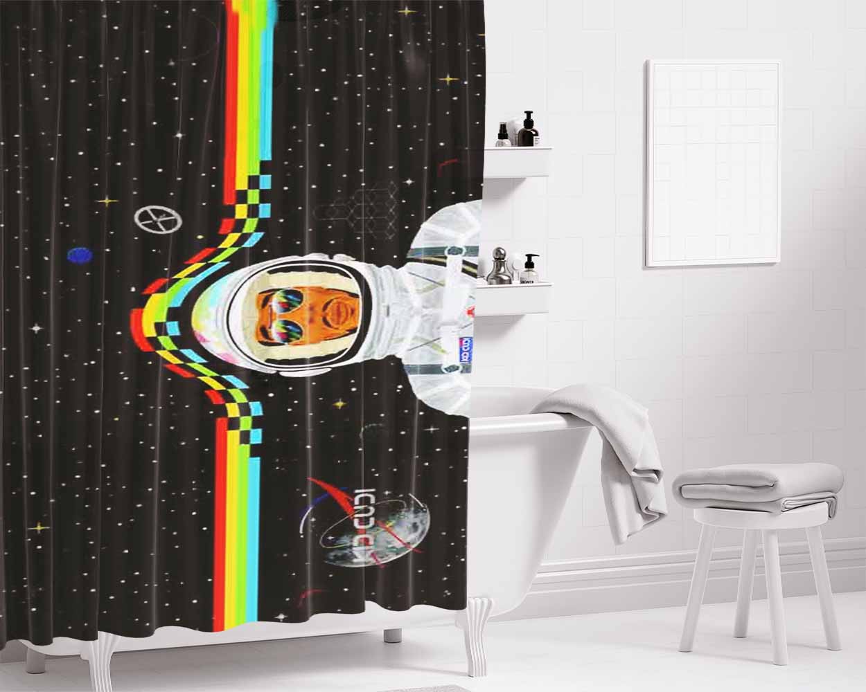 Kid Cudi Cover Bathroom Shower Curtain Fabric Waterproof | 66 X 72 Inch