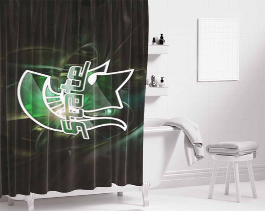 Michigan State Art Bathroom Shower Curtain Fabric Waterproof | 66 X 72 Inch