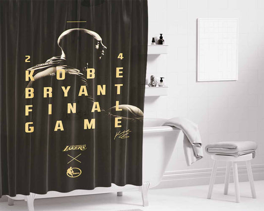 Philipp Bichsel Lakers Bathroom Shower Curtain Fabric Waterproof | 66 X 72 Inch