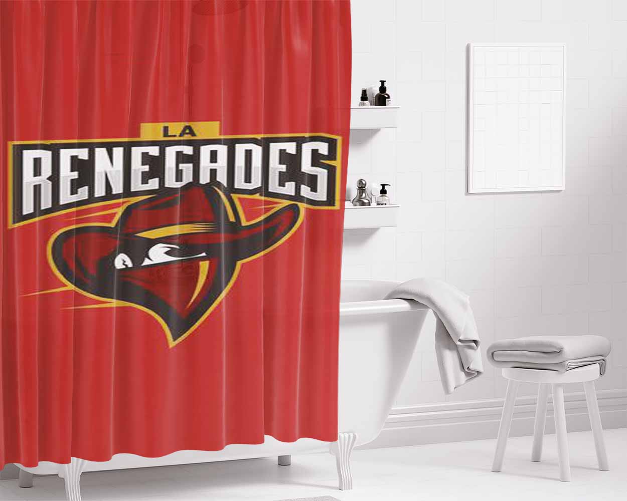 Renegades Csgo Bathroom Shower Curtain Fabric Waterproof | 66 X 72 Inch