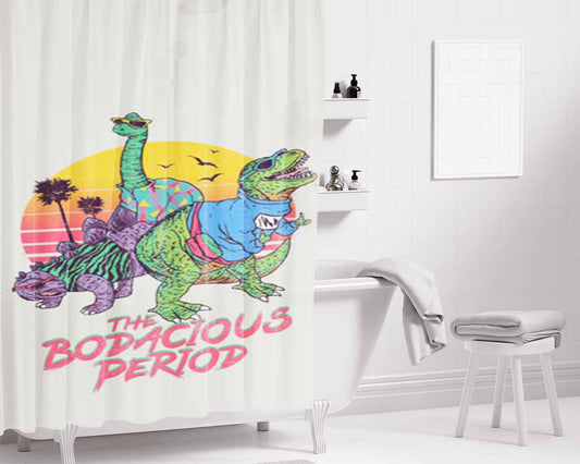 The Bodacious Period Bathroom Shower Curtain Fabric Waterproof | 66 X 72 Inch