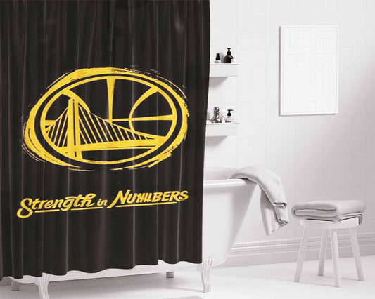 Warriors Strength In Numbers Bathroom Shower Curtain Fabric Waterproof | 66 X 72 Inch