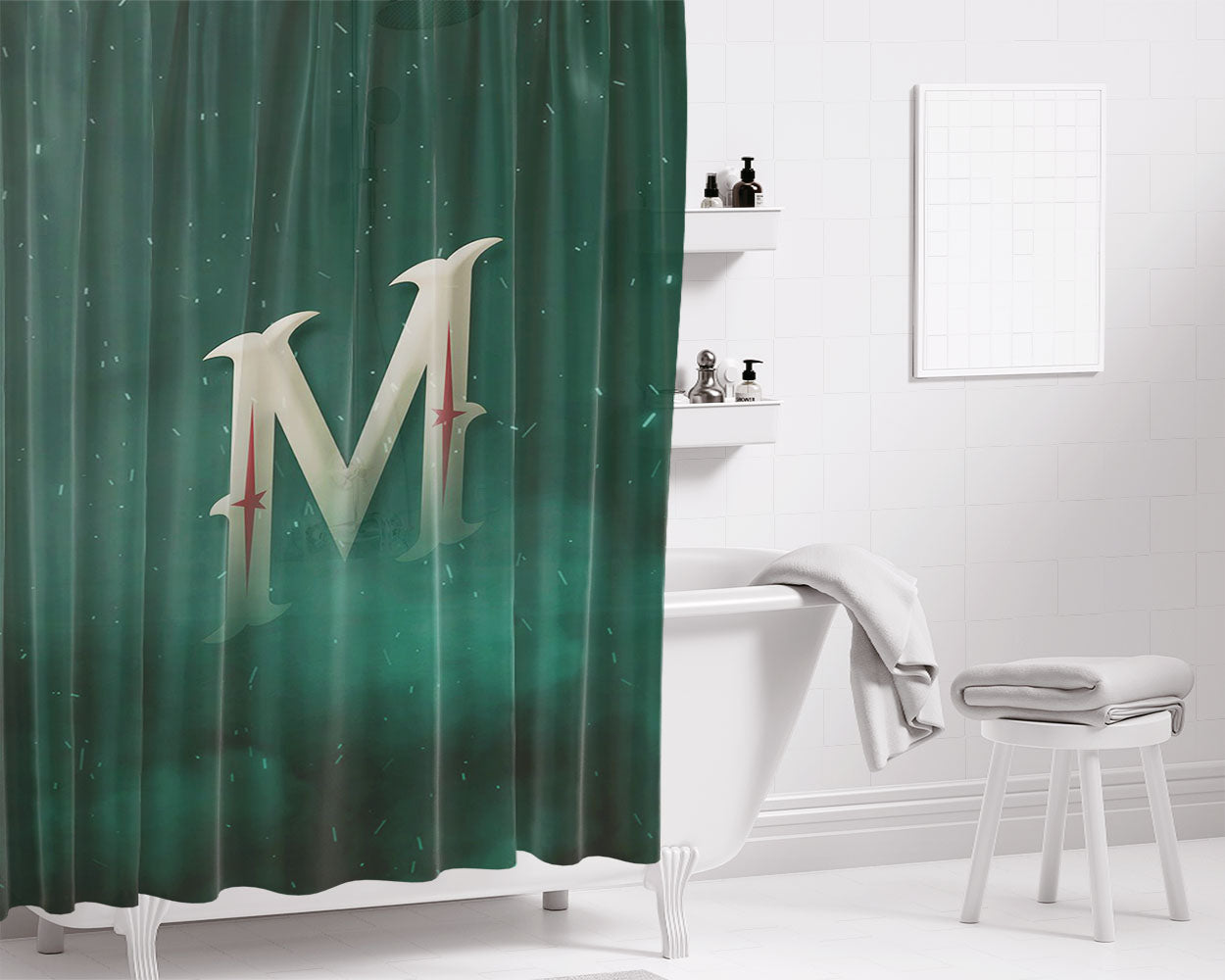 Minnesota State Bathroom Shower Curtain Fabric Waterproof | 66 X 72 Inch