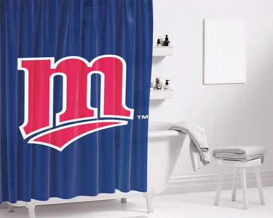 Personalized Minnesota Twins Icon Shower Curtain Farmhouse Bathroom Decor
