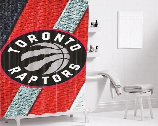 Personalized Mobile Wallpapers Toronto Raptors Shower Curtain Farmhouse Bathroom Decor