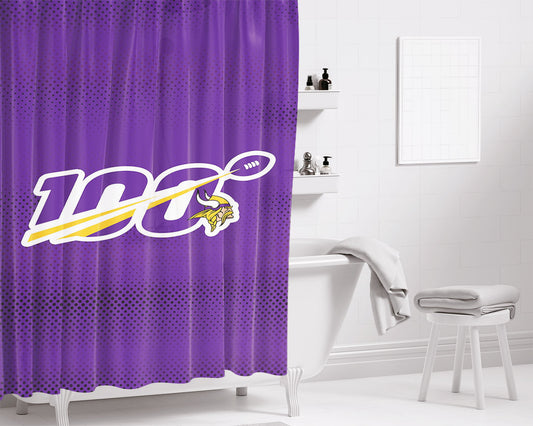 Personalized Nfl 100Th Miami Dolphins Wallpapers Shower Curtain Farmhouse Bathroom Decor