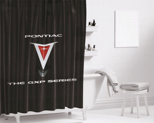 Personalized Pontiac The Gxp Series Shower Curtain Farmhouse Bathroom Decor