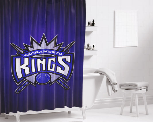 Personalized Sacramento Kings Hardwood 2 Shower Curtain Farmhouse Bathroom Decor