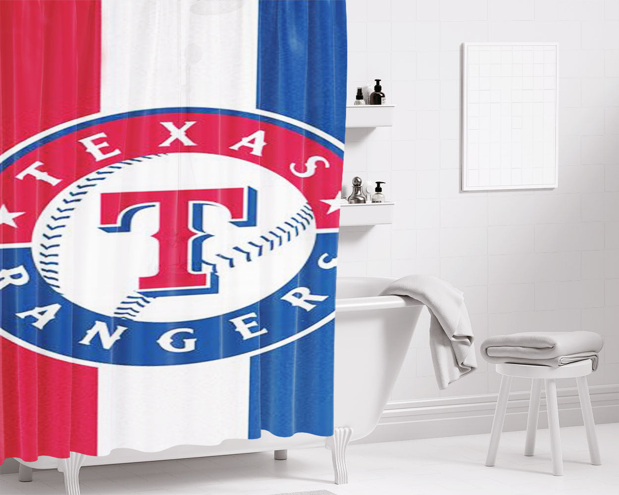Texas A&M Bathroom Shower Curtain Fabric Waterproof | 66 X 72 Inch