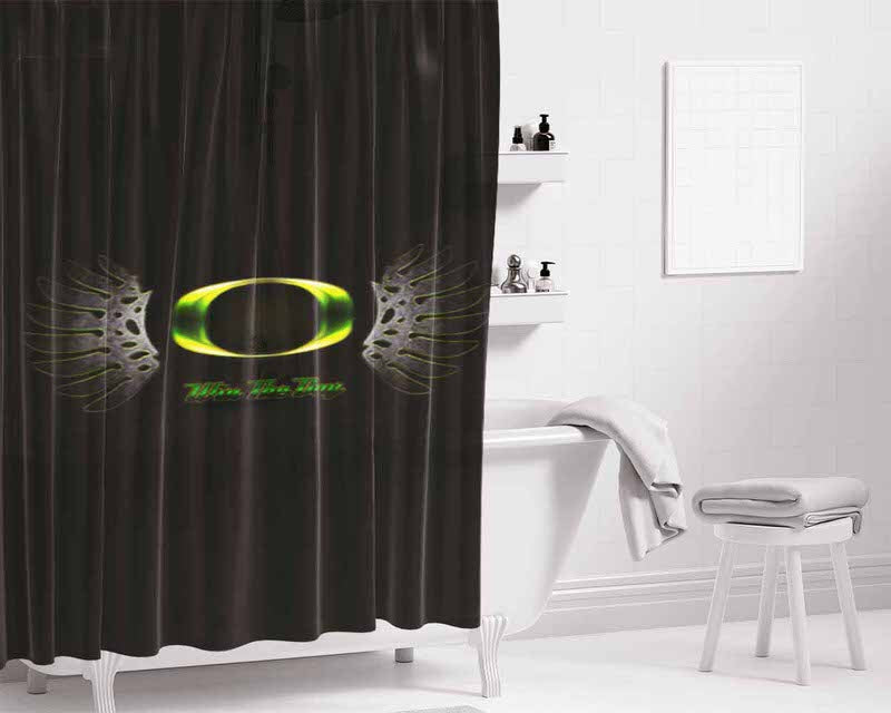 Oregon Ducks Wings Bathroom Shower Curtain Fabric Waterproof | 66 X 72 Inch