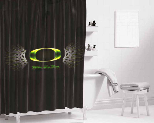 Oregon Ducks Wings Bathroom Shower Curtain Fabric Waterproof | 66 X 72 Inch