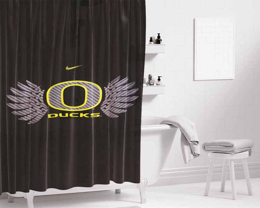 Oregon Pattern Ducks Bathroom Shower Curtain Fabric Waterproof | 66 X 72 Inch