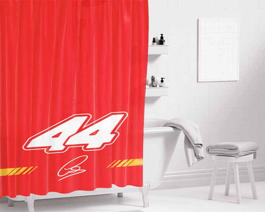 Retro 44 Hamilton Bathroom Shower Curtain Fabric Waterproof | 66 X 72 Inch