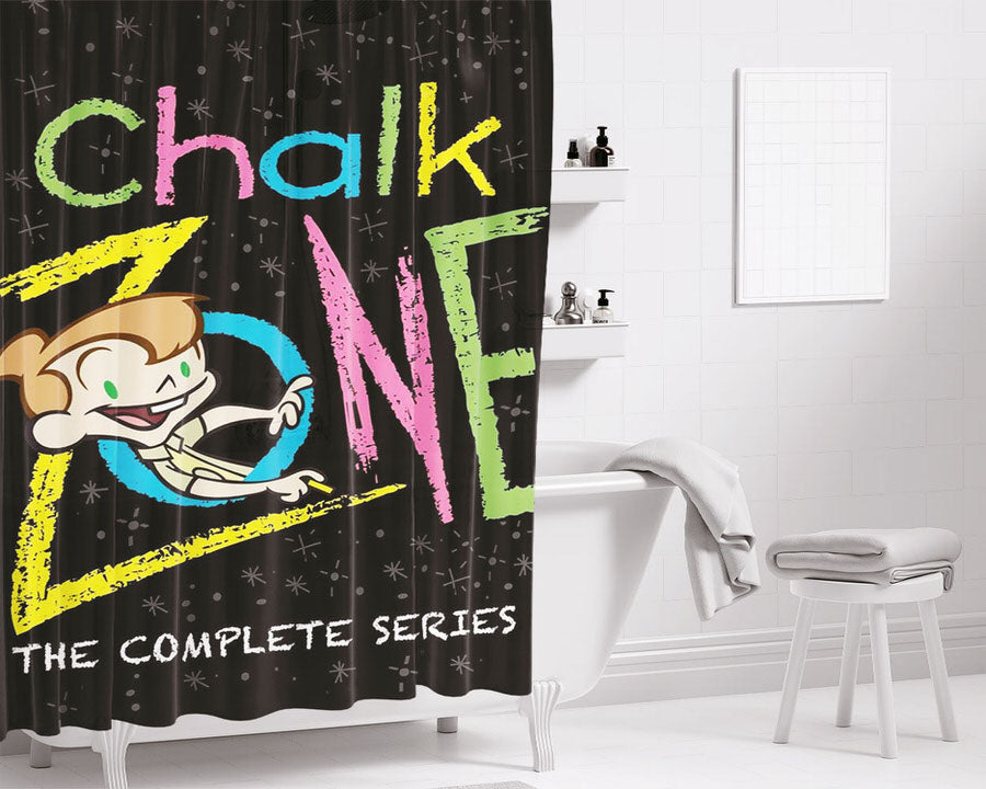 Chalkzone The Complete Series Bathroom Shower Curtain Fabric Waterproof | 66 X 72 Inch