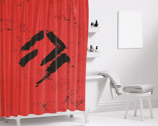 Devil Undone Wrather Of The Machine Hardmode Logo Bathroom Shower Curtain Fabric Waterproof | 66 X 72 Inch