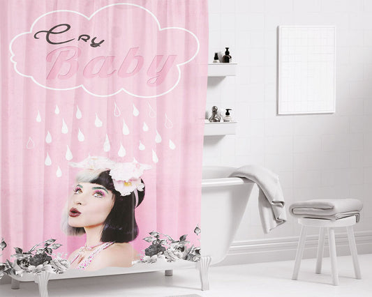 Melanie Marinez Wallp Bathroom Shower Curtain Fabric Waterproof | 66 X 72 Inch