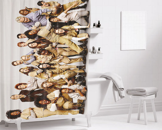 Orange Is The New Black Tv Series Poster Bathroom Shower Curtain Fabric Waterproof | 66 X 72 Inch
