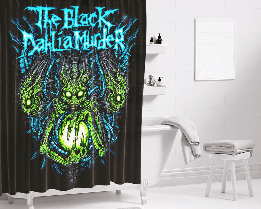 The Black Dahlia Murder What A Horrible Night Bathroom Shower Curtain Fabric Waterproof | 66 X 72 Inch