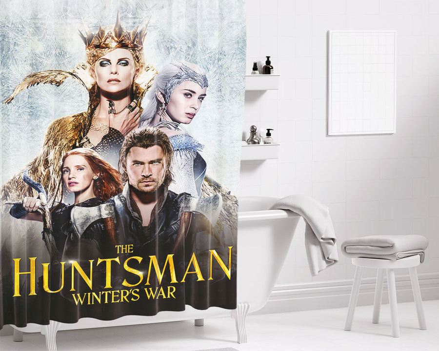 The Huntsman Winters War Bathroom Shower Curtain Fabric Waterproof | 66 X 72 Inch
