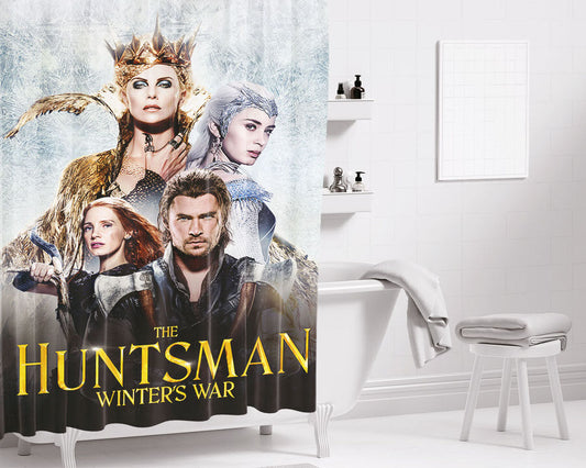 The Huntsman Winters War Bathroom Shower Curtain Fabric Waterproof | 66 X 72 Inch