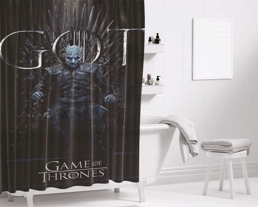 Vladimir Furdik The Night King Game Of Thr Bathroom Shower Curtain Fabric Waterproof | 66 X 72 Inch