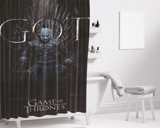 Vladimir Furdik The Night King Game Of Thr Bathroom Shower Curtain Fabric Waterproof | 66 X 72 Inch