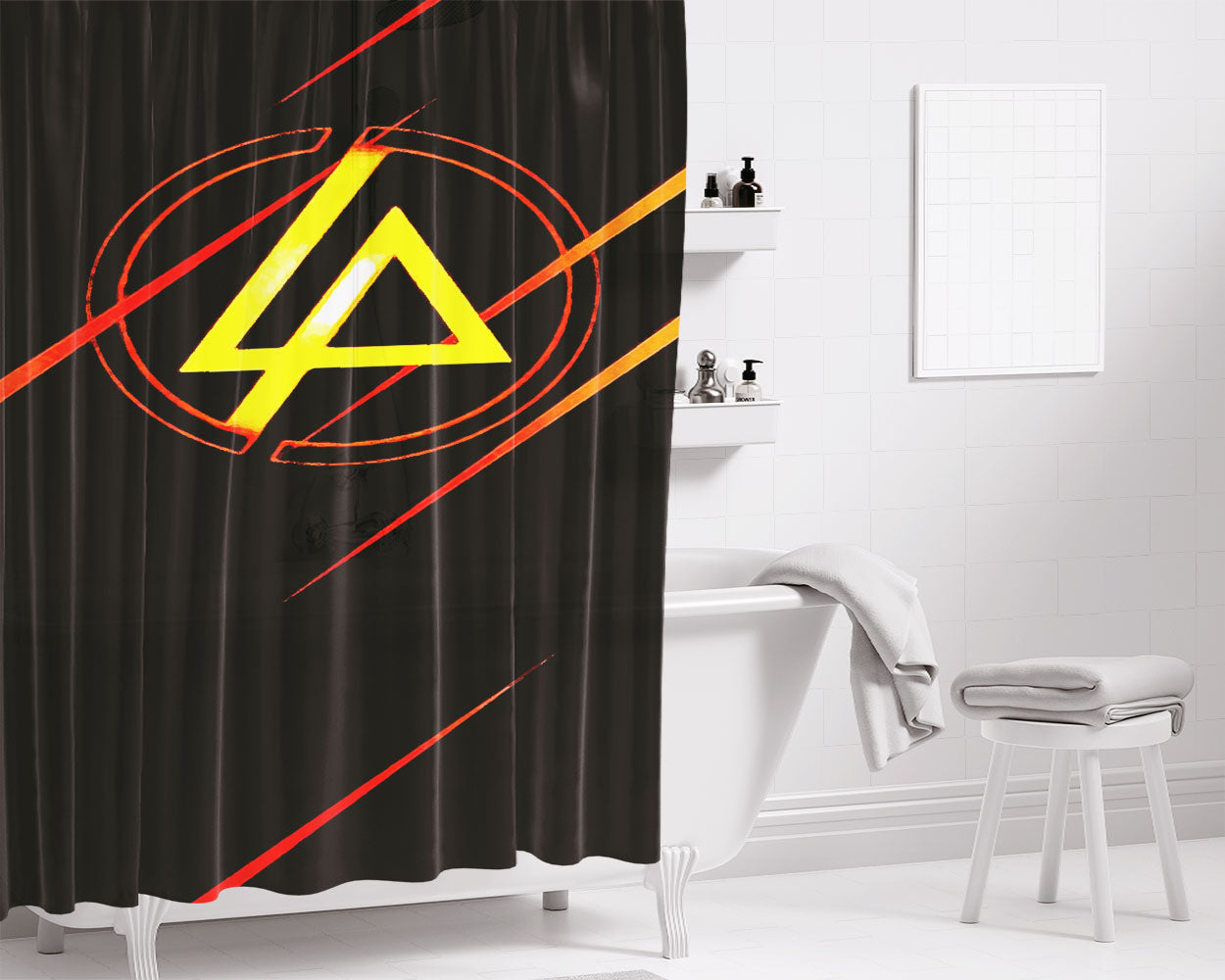 Supreme 1 Bathroom Shower Curtain Fabric Waterproof | 66 X 72 Inch