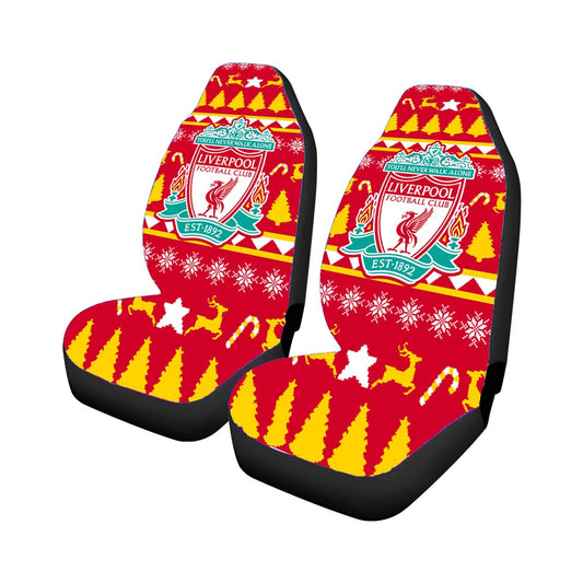 Liverpool Fc Christmas Sweater Car Seat Covers Universal Fit