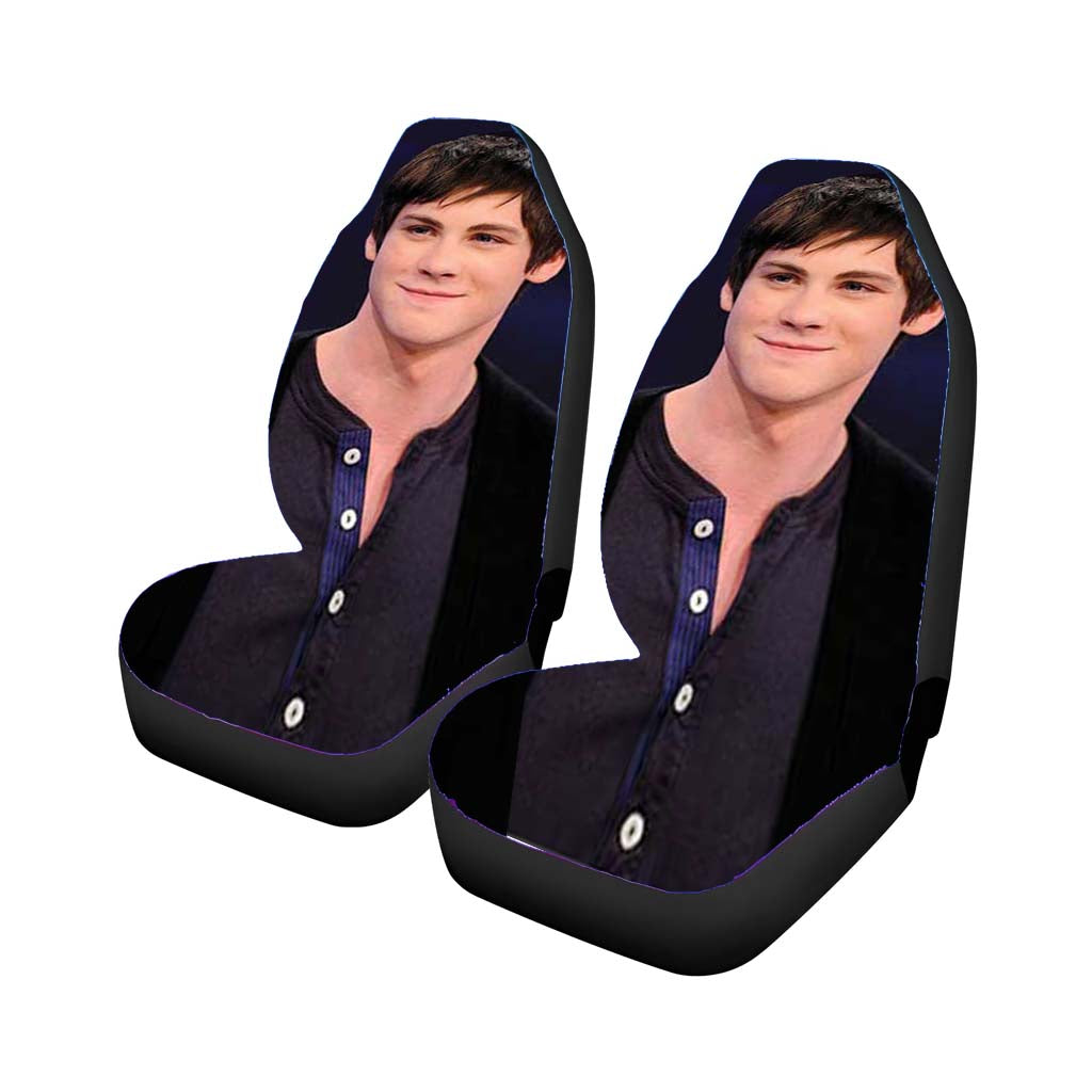 Logan Lerman Purple Bkg Car Seat Covers