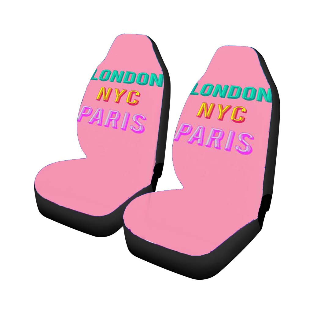 London Nyc Paris Car Seat Covers