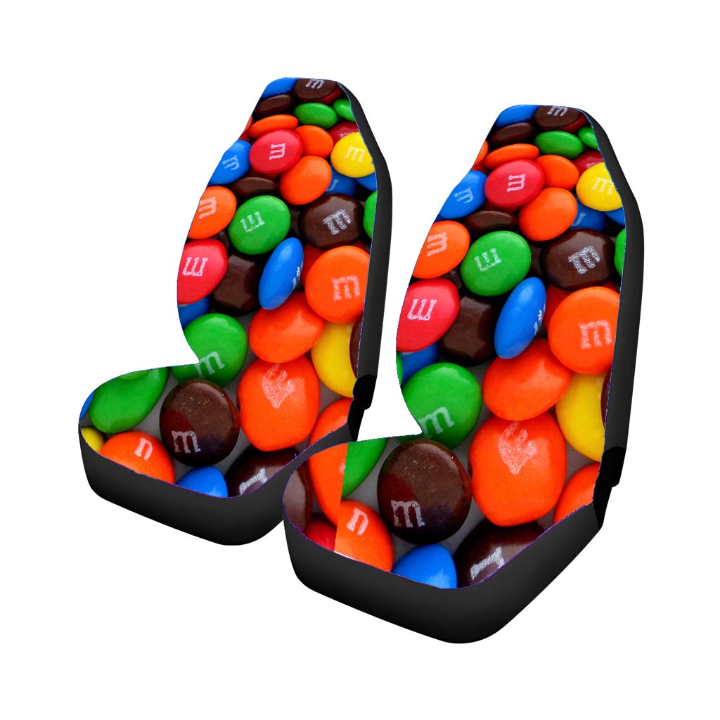 M&M Candy Chocolate Car Seat Covers