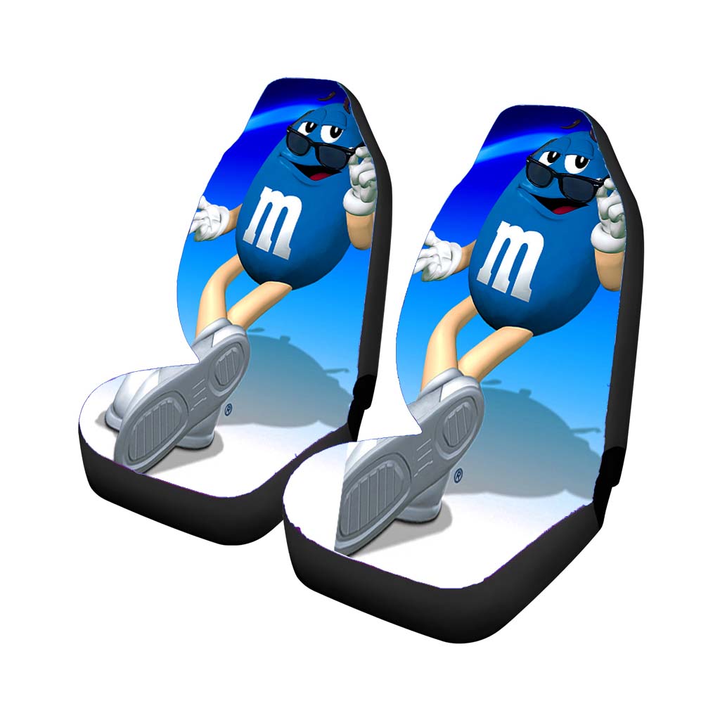M&M'S Blue Candy Car Seat Covers