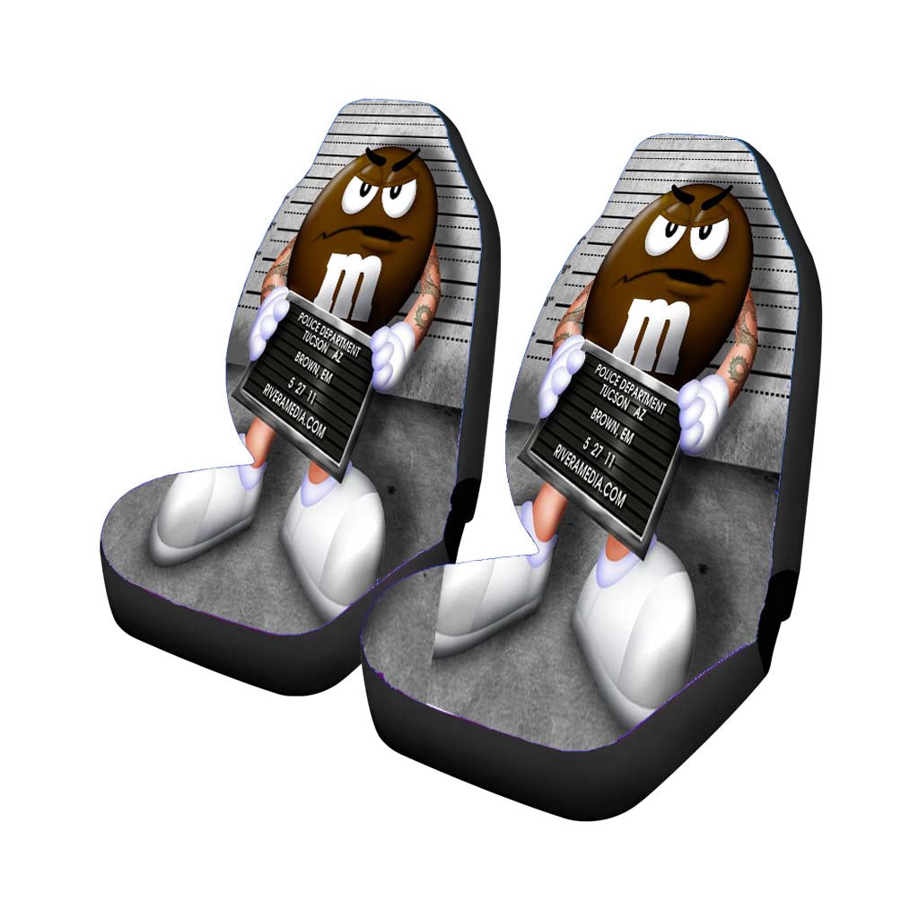 M&M'S The Real Brown Car Seat Covers