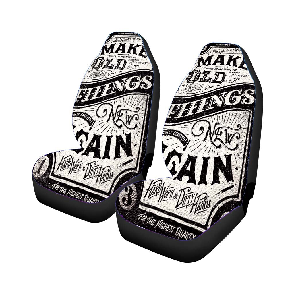 Make Old Things New Again Car Seat Covers