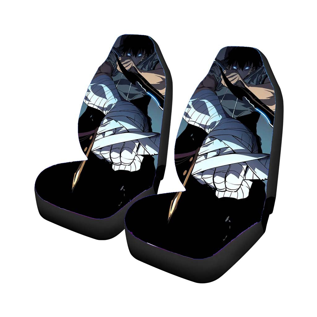Manhwa Solo Leveling Sung Jin Woo Assassins Car Seat Covers