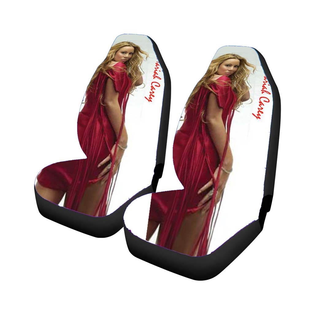 Mariah Carey Red Dress Car Seat Covers