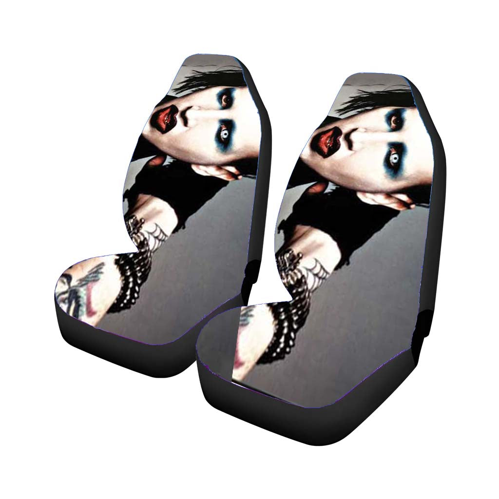 Marilyn Manson Makeup Car Seat Covers