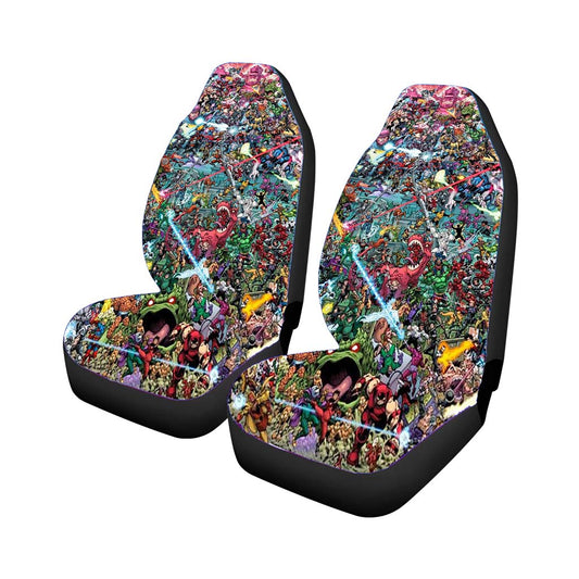Marvel Comic All Character Collection Car Seat Covers Universal Fit