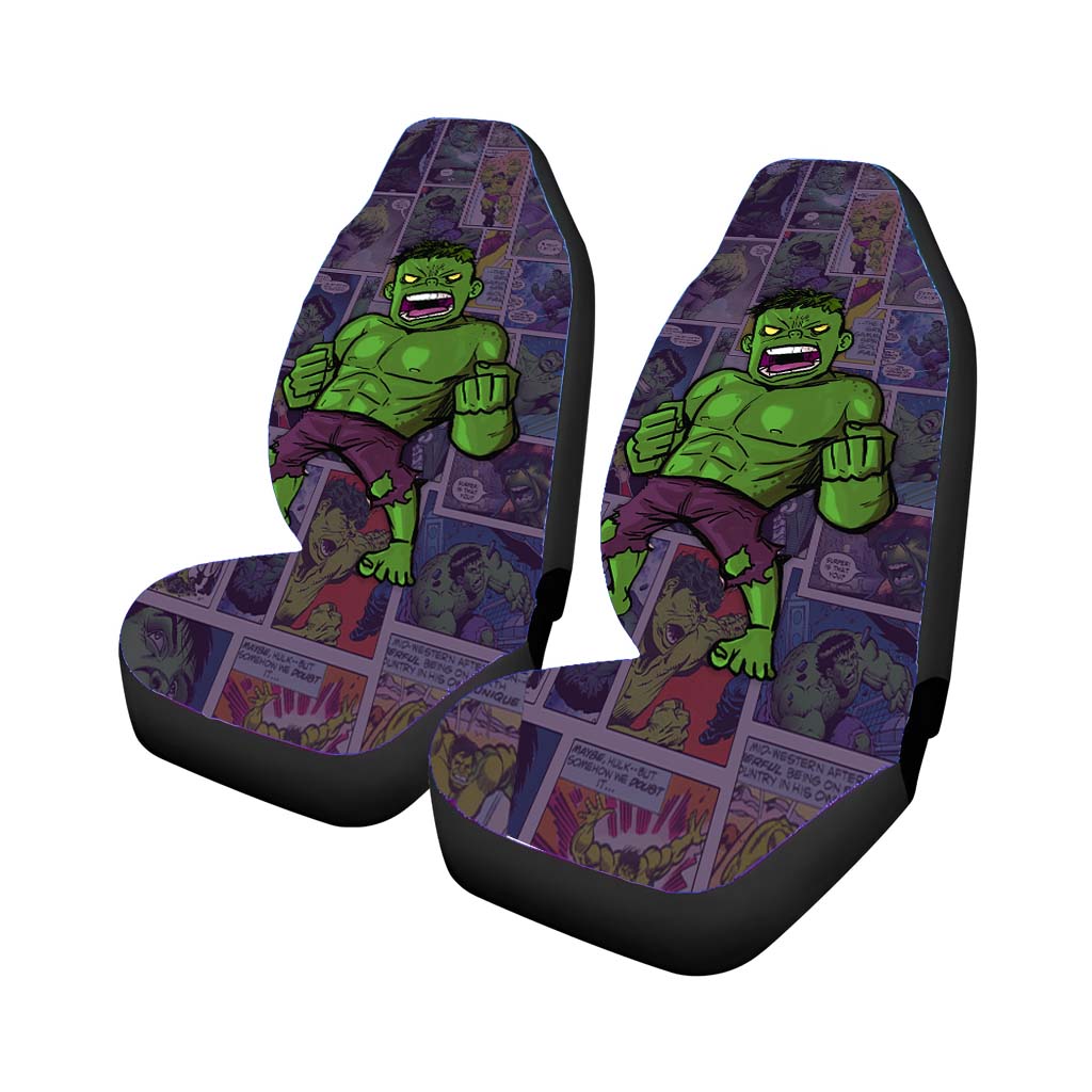 Marvel Studio Hulk Comic Car Seat Covers