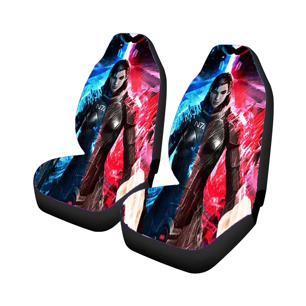 Mass Effect Femshep Car Seat Covers