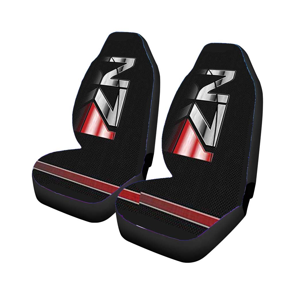 Mass Effect Logo Texture Car Seat Covers